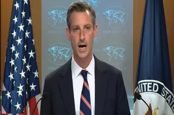 Ned Price during Briefing Photo File 640x480