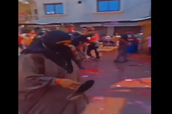 Muslims under attack in India Photo Screen grab from Twitter 640x480