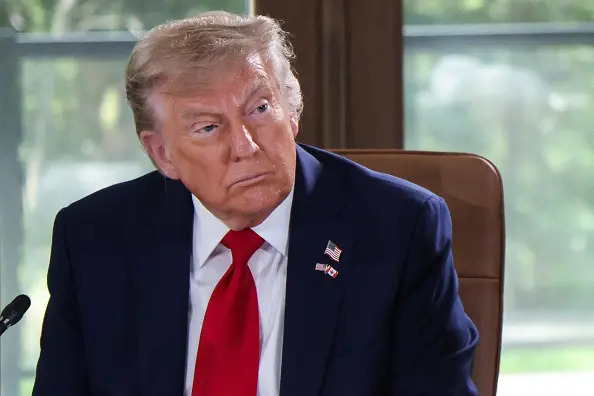 US President Donald Trump Photo Getty Images and BBC Urdu