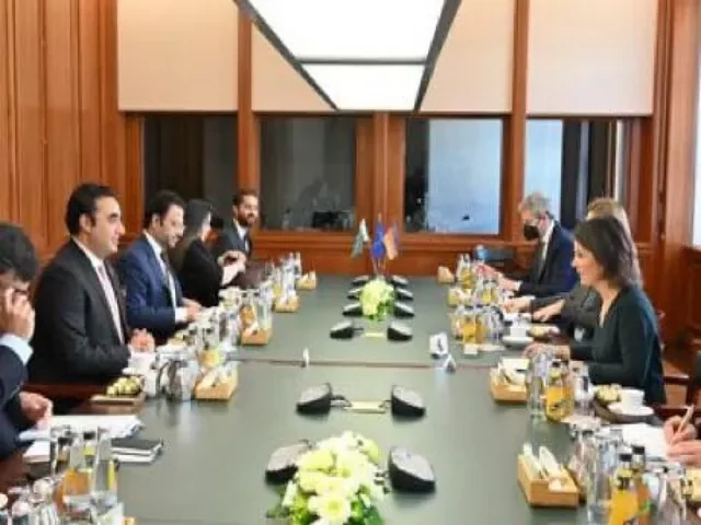 Bilawal Bhutto Zardar Meeting with German foreign minister Photo Facebook 640x480