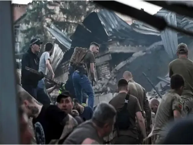 Russian Missiles Attack on Ukraine Photo NBC 640x480